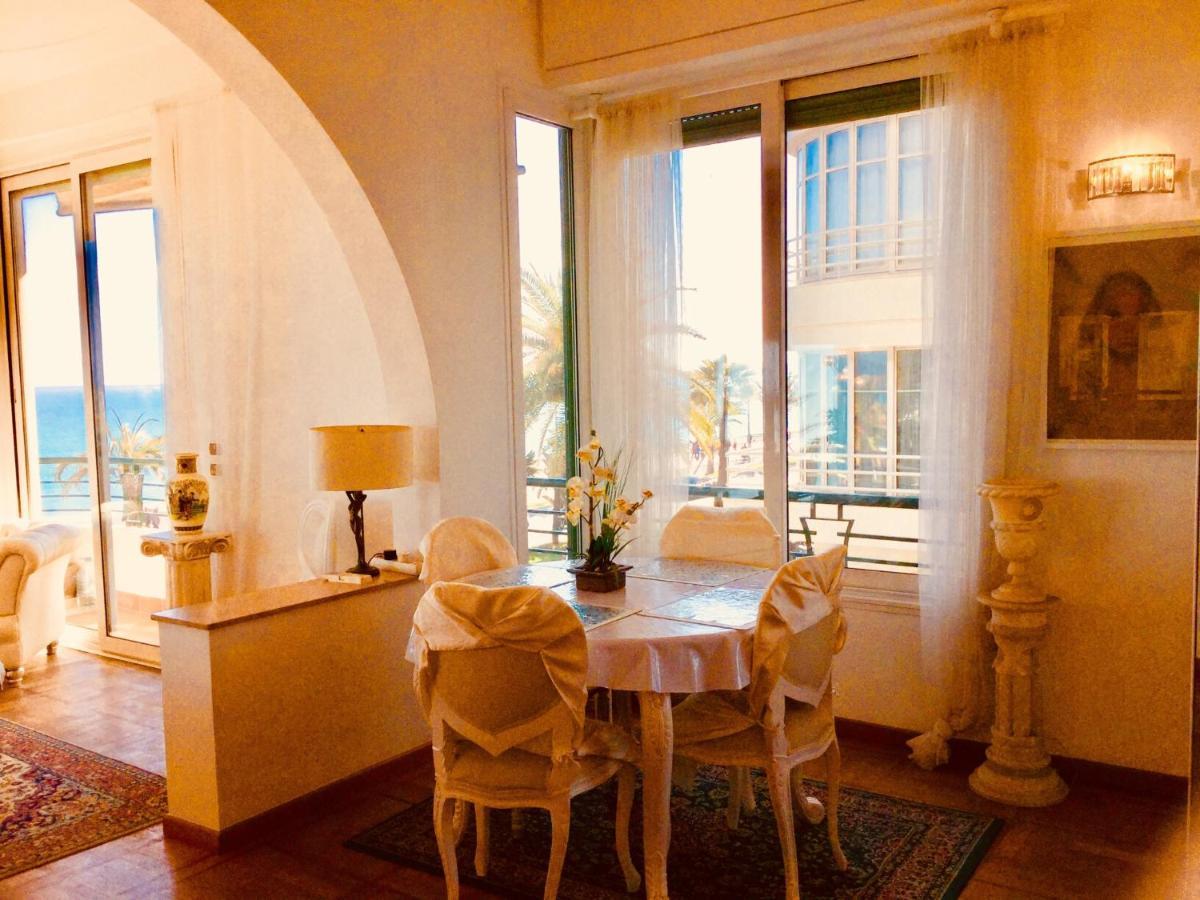 Endless Stunning Mediterranean Sea Views Promenade Des Anglais Nice Bagian luar foto