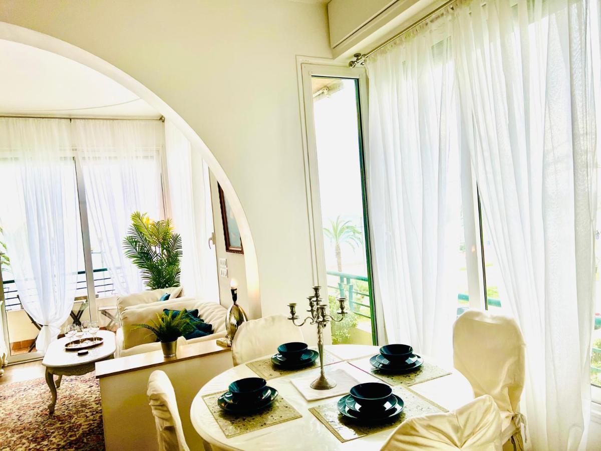Endless Stunning Mediterranean Sea Views Promenade Des Anglais Nice Bagian luar foto